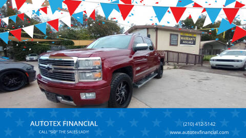 2015 Chevrolet Silverado 1500 for sale at AUTOTEX FINANCIAL in San Antonio TX