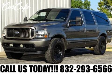 2003 Ford Excursion for sale at CAR CAFE LLC in Houston TX