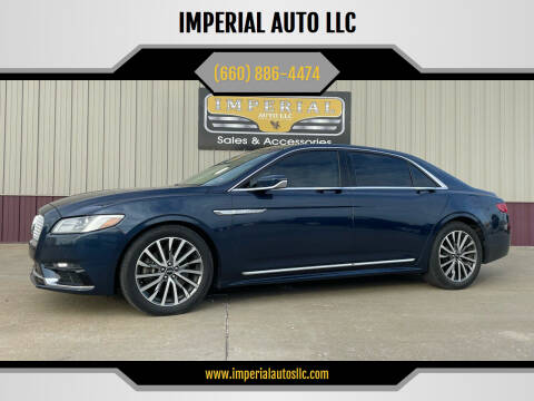 2017 Lincoln Continental for sale at IMPERIAL AUTO LLC in Marshall MO