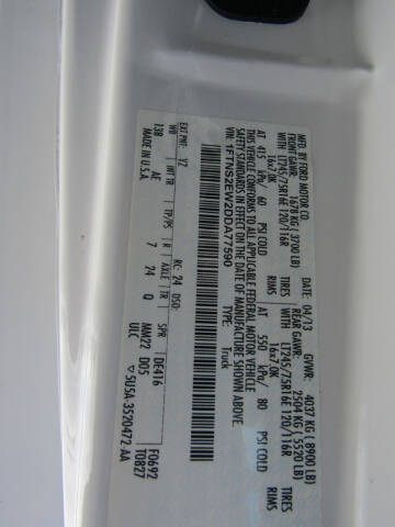 2013 Ford E-Series E-250