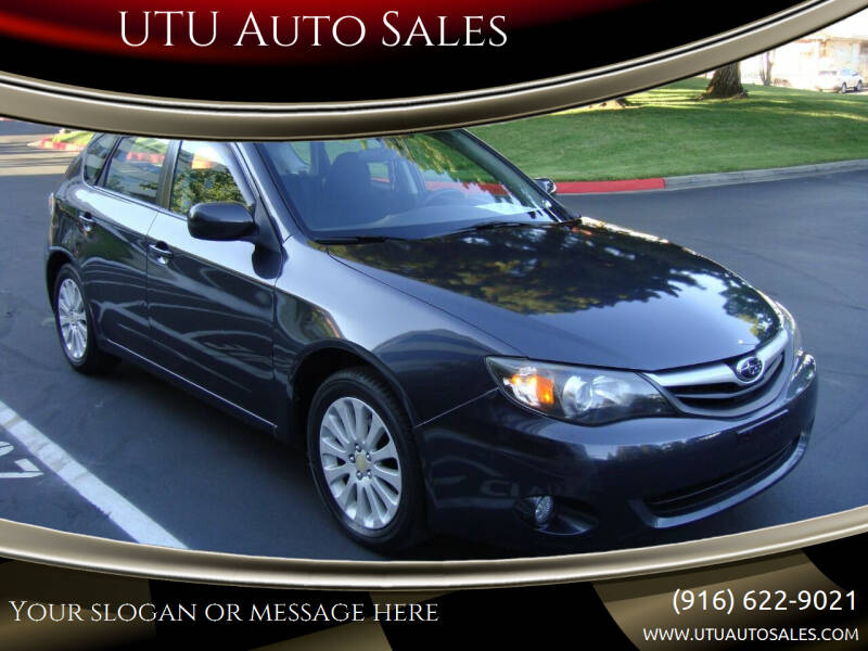 2010 Subaru Impreza for sale at UTU Auto Sales in Sacramento CA