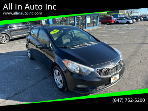 2016 Kia Forte5 for sale at All In Auto Inc in Palatine IL