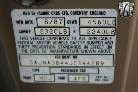 1988 Jaguar XJ-Series