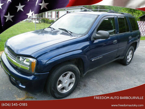 2002 Chevrolet TrailBlazer for sale at Freedom Auto Barbourville in Bimble KY