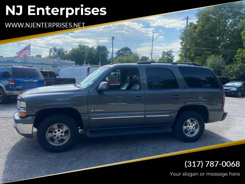 2002 Chevrolet Tahoe for sale at NJ Enterprizes LLC in Indianapolis IN