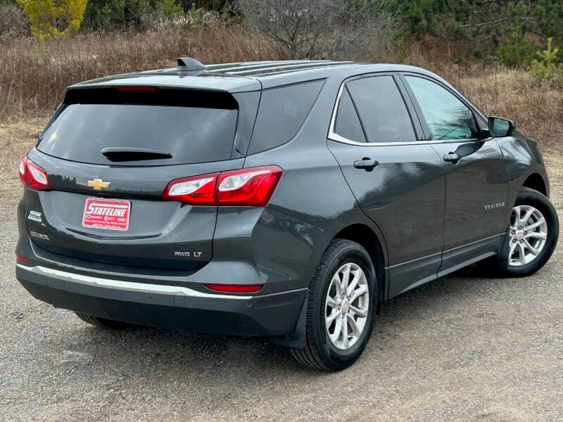 Used 2020 Chevrolet Equinox LT with VIN 3GNAXUEV3LS579615 for sale in Iron River, MI