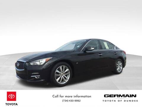 2015 Infiniti Q50 for sale at GERMAIN TOYOTA OF DUNDEE in Dundee MI