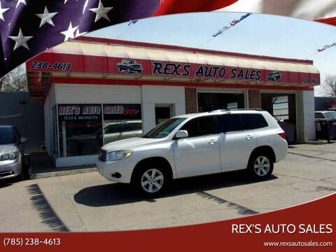 2010 Toyota Highlander for sale at Rex's Auto Sales in Junction City KS