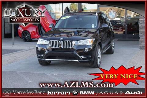 2017 BMW X3 for sale at Luxury Motorsports in Phoenix AZ