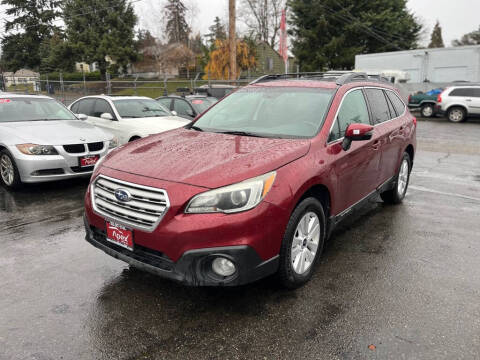 2015 Subaru Outback for sale at Apex Motors Inc. in Tacoma WA