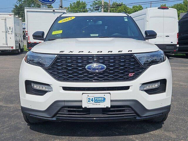Used 2021 Ford Explorer ST with VIN 1FM5K8GC8MGA90912 for sale in South Easton, MA