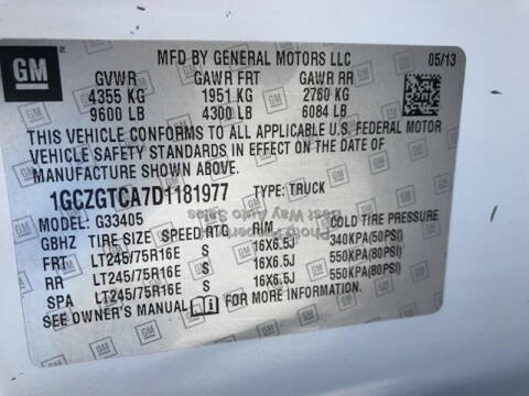 2013 Chevrolet Express 3500