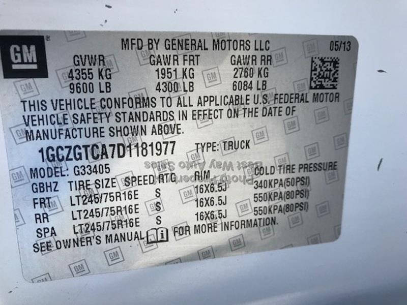 2013 Chevrolet Express 3500