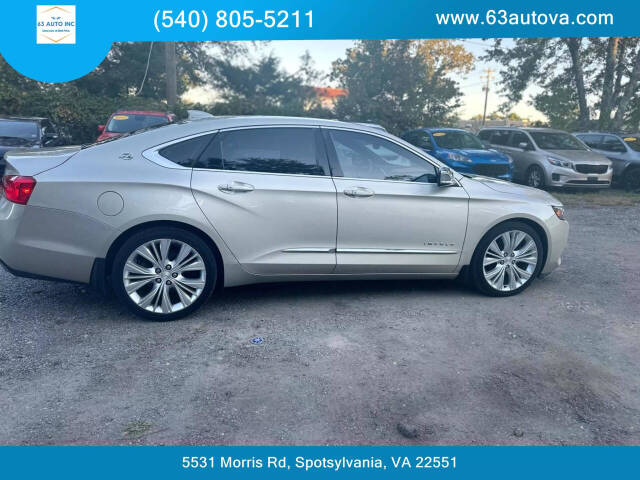 2015 Chevrolet Impala for sale at 63 Auto Inc in Spotsylvania, VA