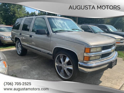 1999 Chevrolet Tahoe for sale at Augusta Motors in Augusta GA
