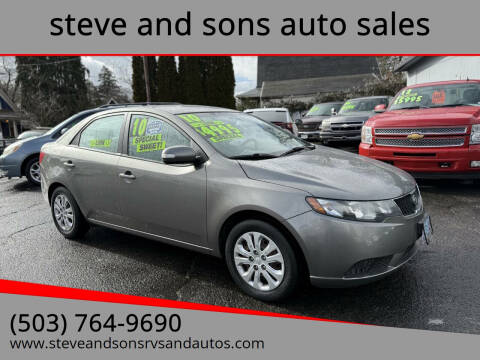 2010 Kia Forte for sale at steve and sons auto sales - Steve & Sons Auto Sales 2 in Portland OR