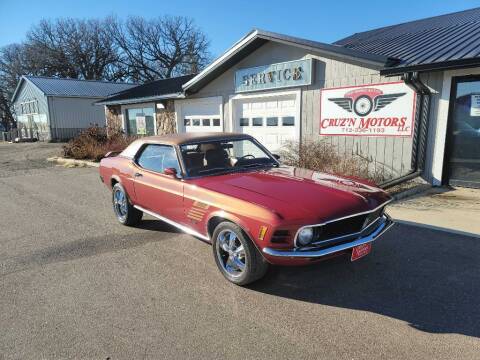 1970 Ford Mustang for sale at CRUZ'N MOTORS - Classics in Spirit Lake IA