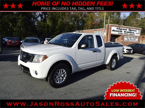 2018 Nissan Frontier for sale at Jason Ross Auto Sales in Burlington NC