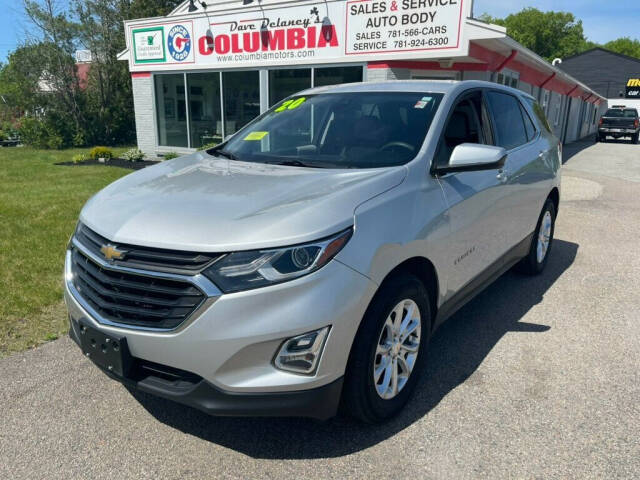 2020 Chevrolet Equinox for sale at Dave Delaney's Columbia in Hanover, MA