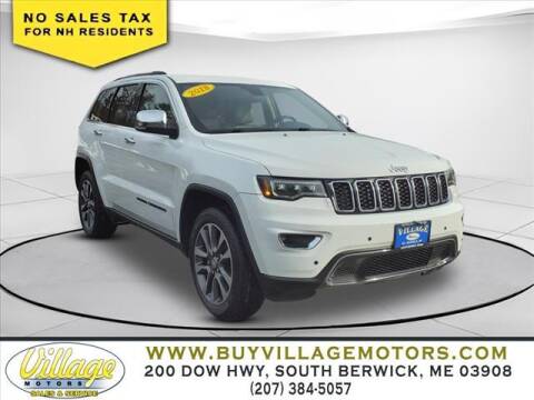 2018 Jeep Grand Cherokee for sale at VILLAGE MOTORS in South Berwick ME