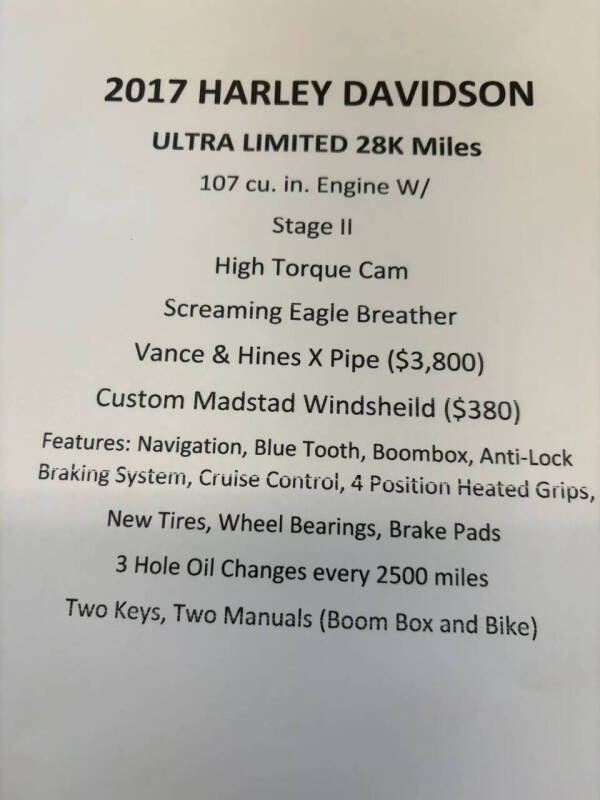 2017 Harley-Davidson Ultra Limited