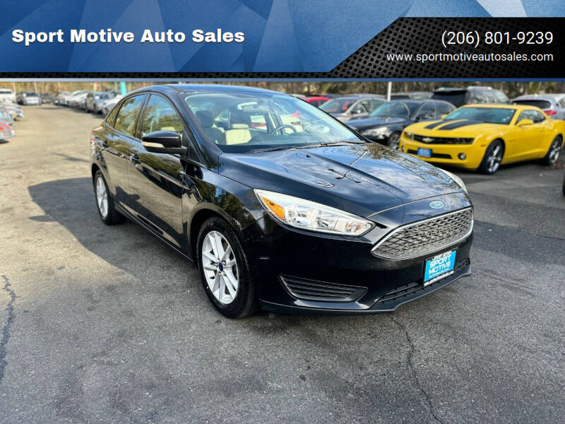 2015 Ford Focus for sale at Sport Motive Auto Sales in Seattle WA