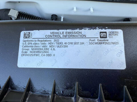 2022 Chevrolet Express 2500