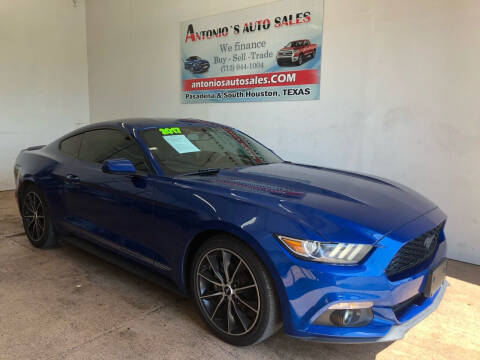2017 Ford Mustang for sale at Antonio's Auto Sales in South Houston TX