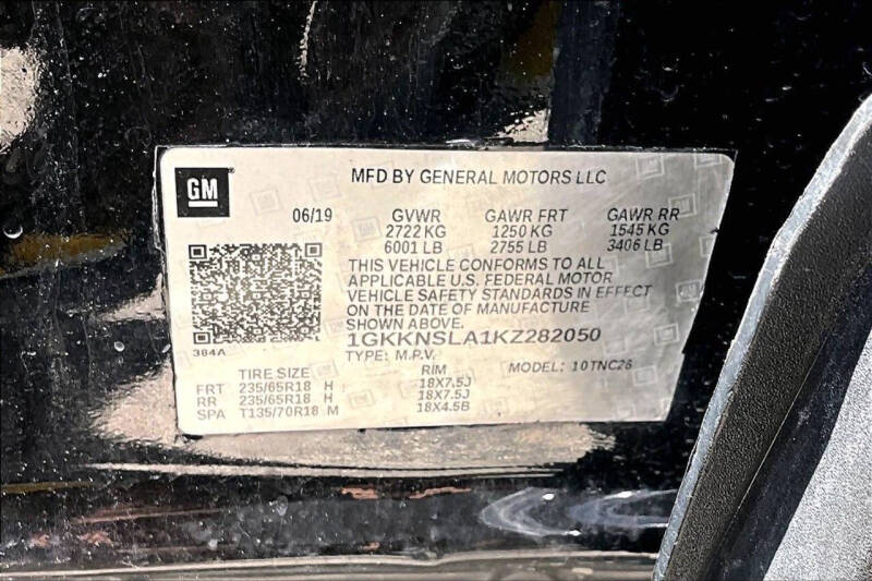 2019 GMC Acadia SLE-2