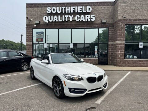2017 BMW 2 Series for sale at SOUTHFIELD QUALITY CARS in Detroit MI