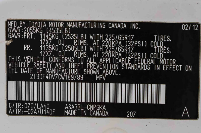 2012 Toyota RAV4 Limited