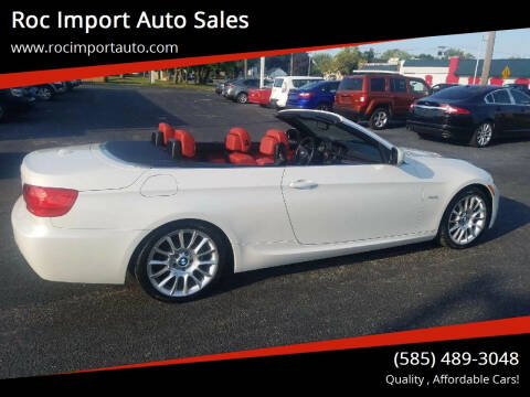 2013 BMW 3 Series for sale at Roc Import Auto Sales in Rochester NY