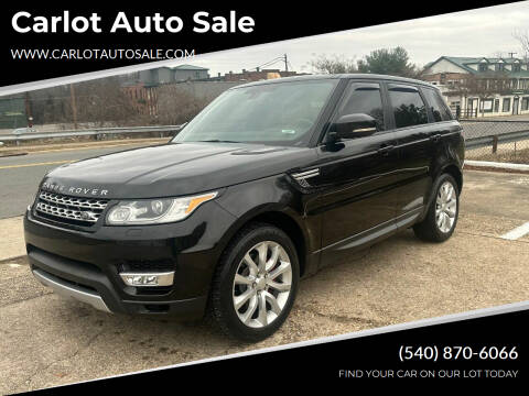 2015 Land Rover Range Rover Sport for sale at Carlot Auto Sale in Fredericksburg VA