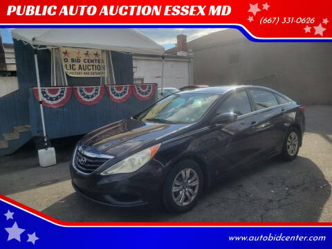 2011 Hyundai Sonata for sale at PUBLIC AUTO AUCTION ESSEX MD in Essex MD