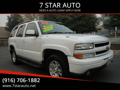 2005 Chevrolet Tahoe for sale at 7 STAR AUTO in Sacramento CA