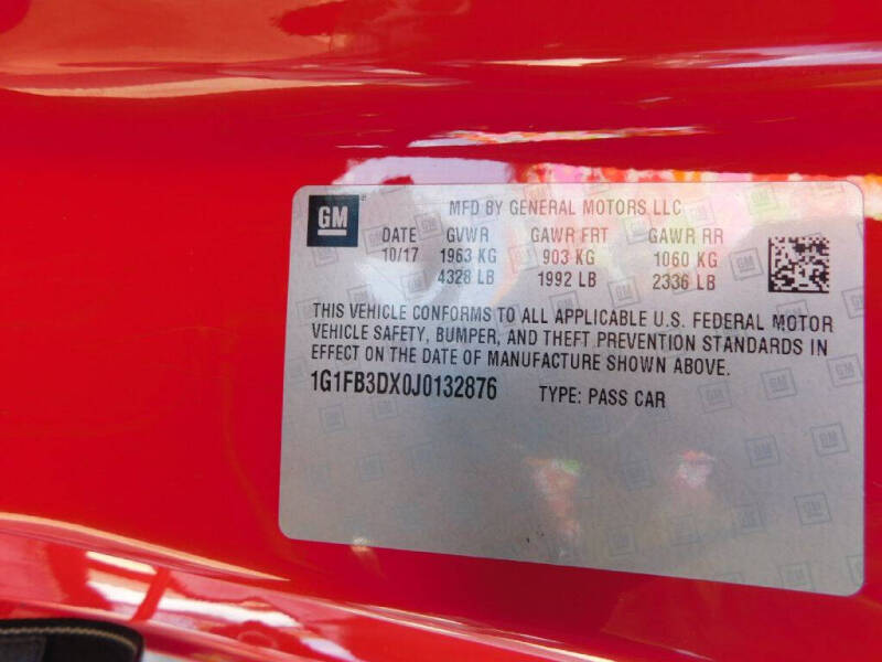 2018 Chevrolet Camaro LT