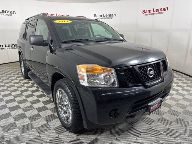 Used 2015 Nissan Armada SV with VIN 5N1BA0ND3FN619605 for sale in Bloomington, IL