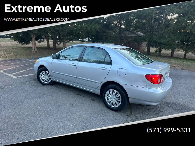 2007 Toyota Corolla for sale at Extreme Autos in Front Royal VA