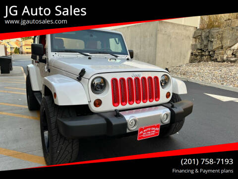 2012 Jeep Wrangler for sale at JG Auto Sales in North Bergen NJ