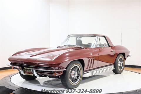 1966 Chevrolet Corvette for sale at Mershon's World Of Cars Inc in Springfield OH