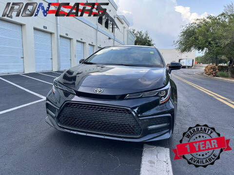 2020 Toyota Corolla for sale at IRON CARS in Hollywood FL
