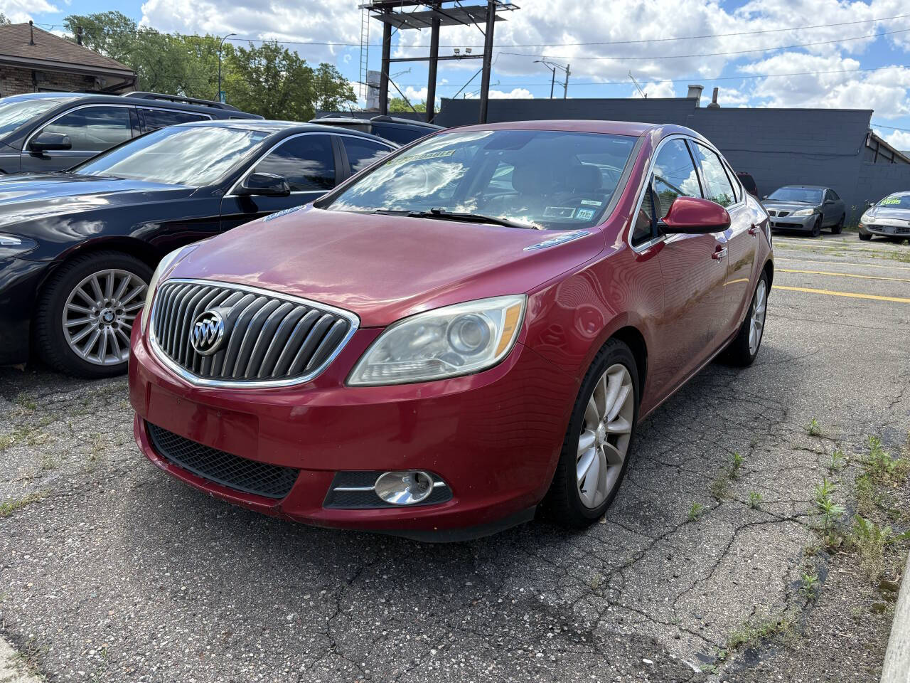 Red 2014 Buick Verano Base Base 4dr Sedan 2