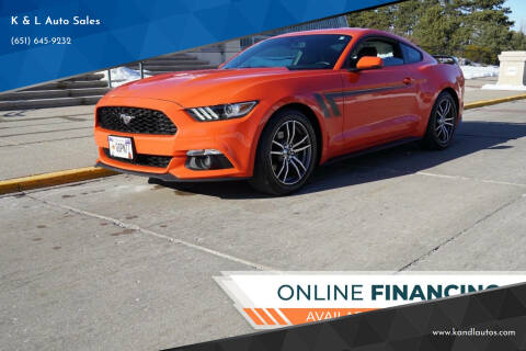 2016 Ford Mustang for sale at K & L Auto Sales in Saint Paul MN