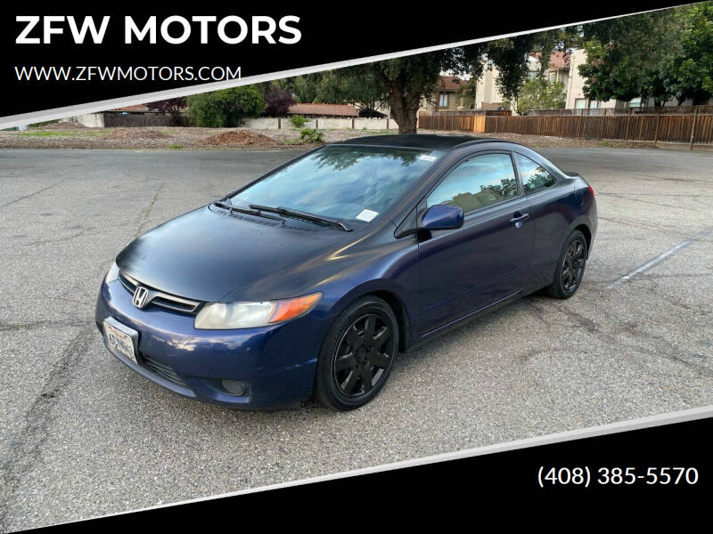 2008 Honda Civic for sale at ZFW MOTORS in Soquel CA