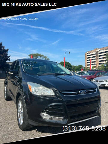 2013 Ford Escape for sale at BIG MIKE AUTO SALES LLC in Lincoln Park MI