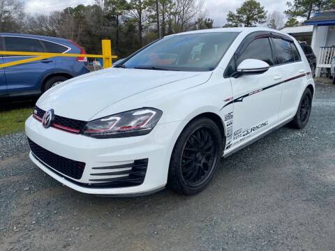 2017 Volkswagen Golf GTI for sale at CRC Auto Sales in Fort Mill SC