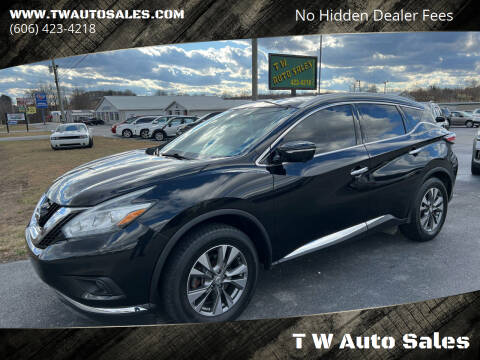 2015 Nissan Murano for sale at T W Auto Sales in Science Hill KY