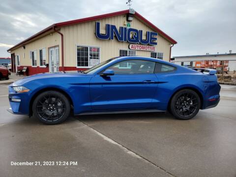 2018 Ford Mustang for sale at UNIQUE AUTOMOTIVE "BE UNIQUE" in Garden City KS