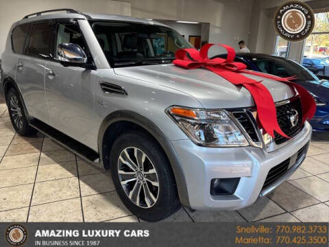 2019 Nissan Armada for sale at Amazing Luxury Cars in Snellville GA