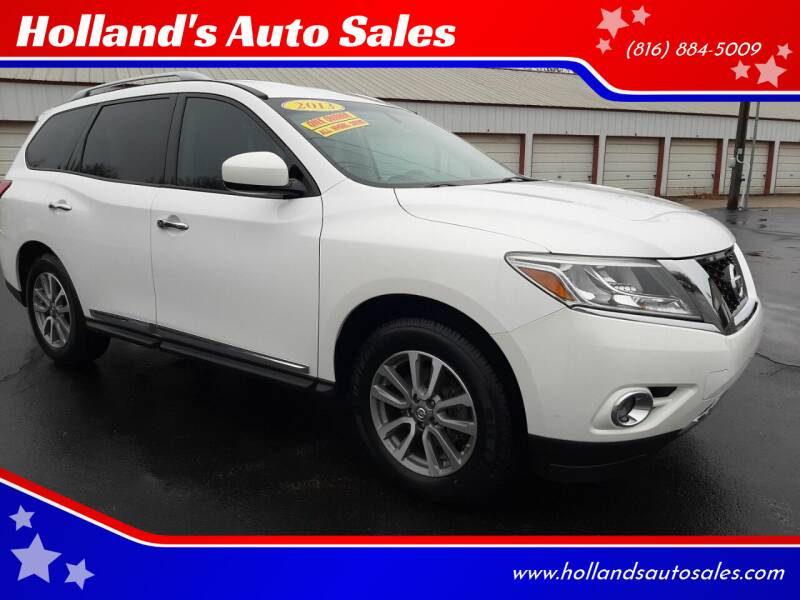 2013 Nissan Pathfinder for sale at Holland's Auto Sales in Harrisonville MO